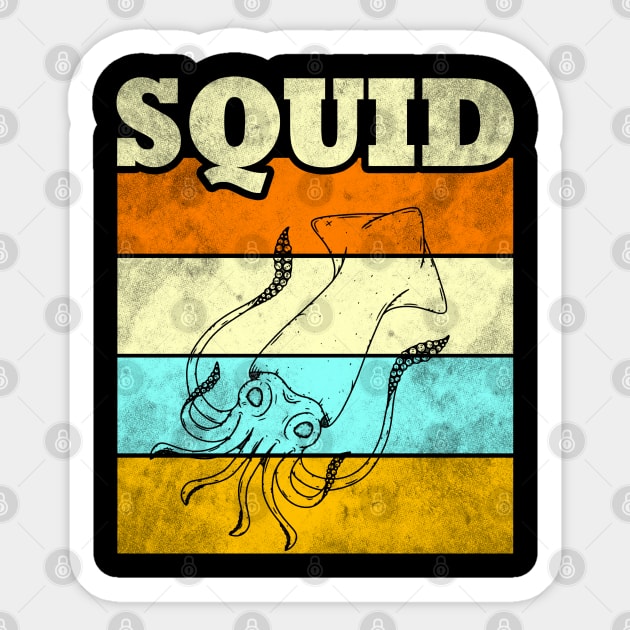 Squid Sticker by Mila46